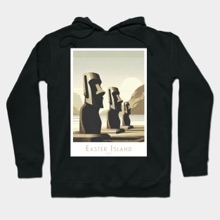 Mystical Easter Island Moai Statues in Chile Hoodie